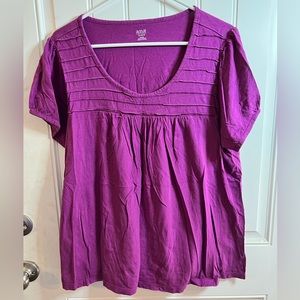 Woman’s purple top size 2X